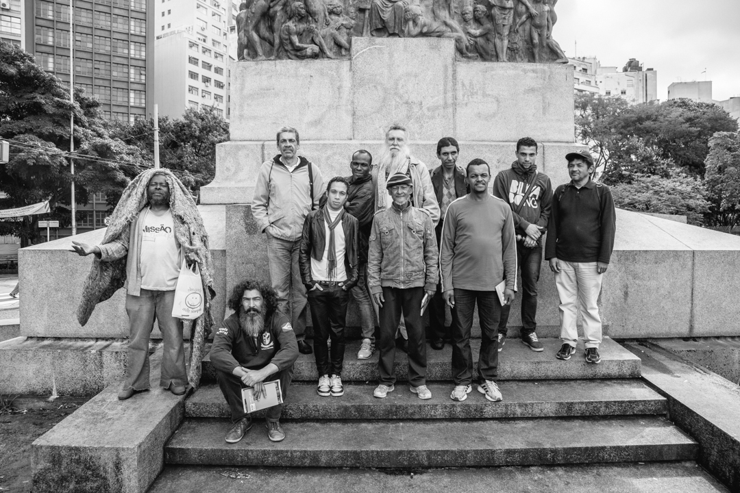 Os pesquisadores sociais da Pesquisa Pop Rua. Foto: Caio Palazzo