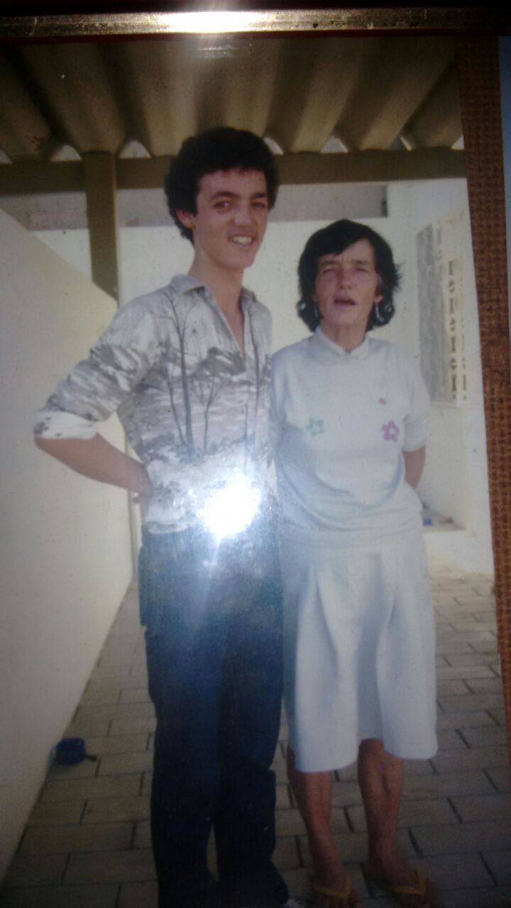 Fernando e mãe, Dona Josefa