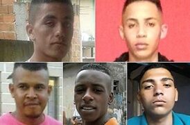 Os cinco rapazes foram encontrados mortos dia 6/11, em uma mata de Mogi das Cruzes (Grande SP) - Foto: Reproduções