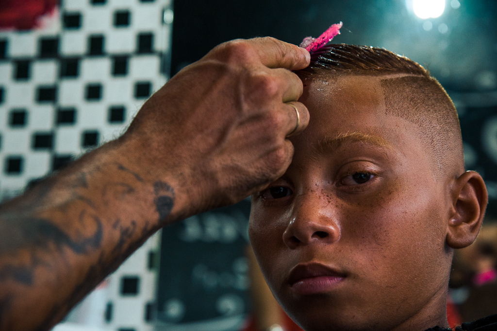 corte de cabelo de favela