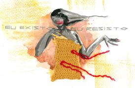 Imagem que ilustra a alta taxa de transfeminicídios no Brasil