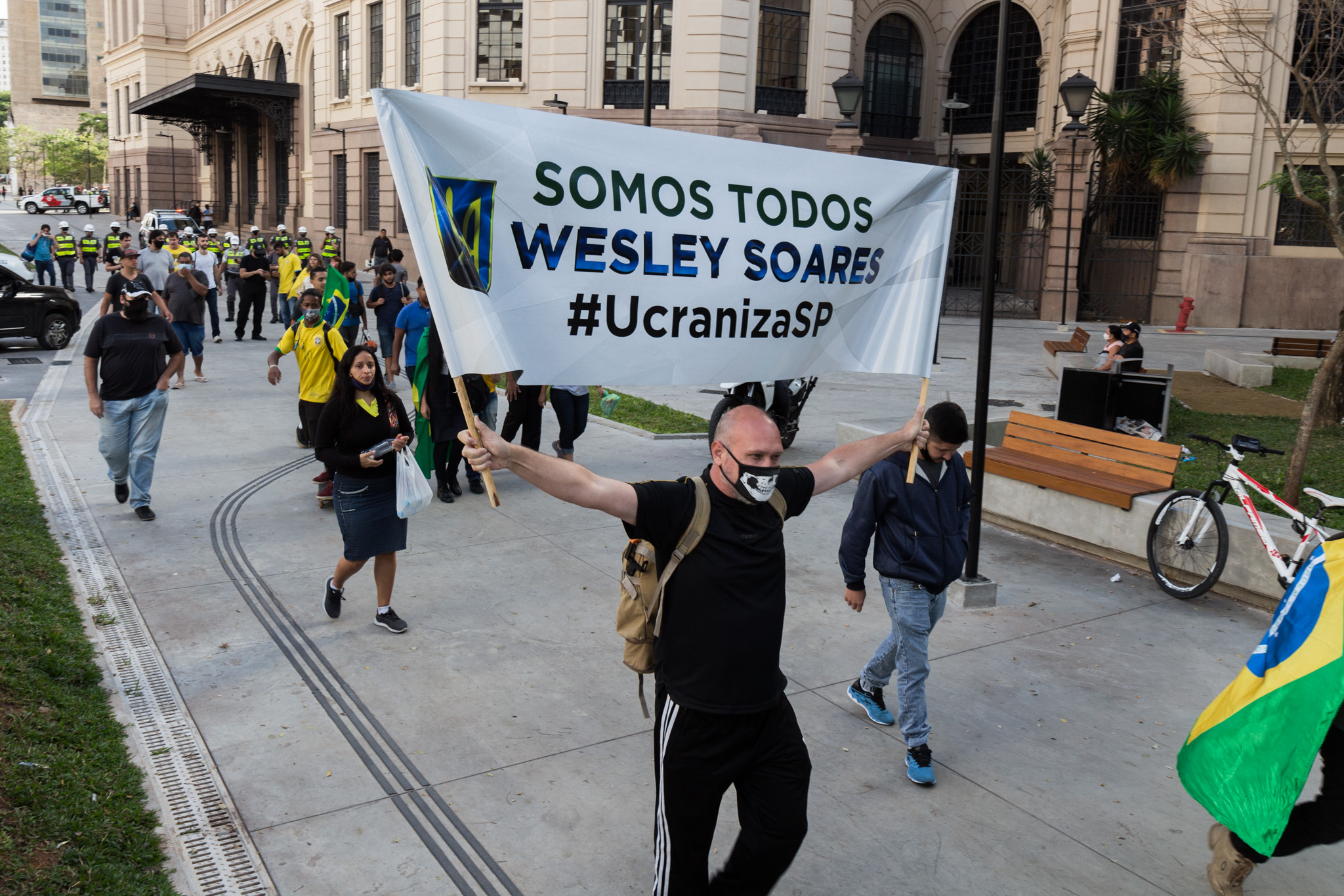 Movimento de extrema-direita realiza ato pela 'ucranização' do Brasil no  centro de SP - Ponte Jornalismo