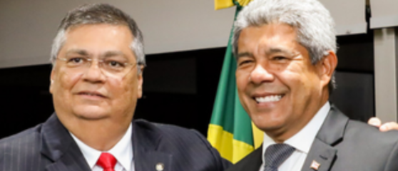 Flávio Dino e o governo da Bahia Jerônimo Rodrigues (PT) estiveram juntos nesta semana em Brasília | Foto: Isaac Amorim/MJSP
