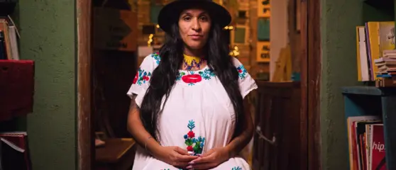 Brisa Flow é cantora e ativista ambiental: "indígena não é só mato" | Foto: Daniel Arroyo/Ponte Jornalismo