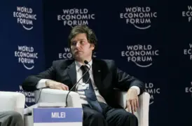 Javier Milei no Forum Economico Mundial