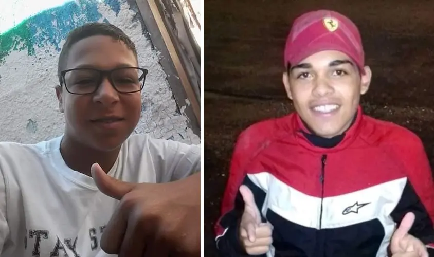 Os adolescentes Carlos Henrique, 15, e Rian Jorge, 18, eram amigos de infância