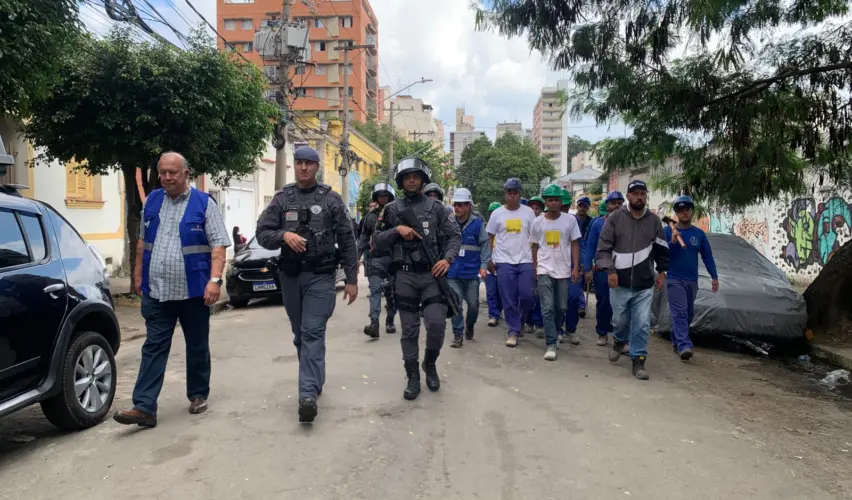 PM-SP acompanhou operários da CDHU durante incursões para realizar demolição de casas | Foto: Paulo Batistella/Ponte Jornalismo